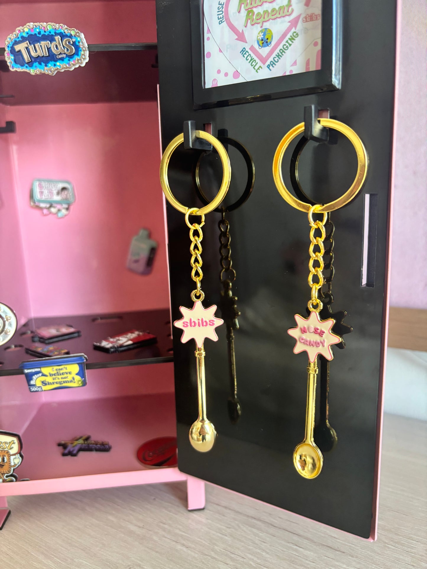 Gold Spoon Keychain