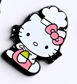 Hello Kitty Metal Decal