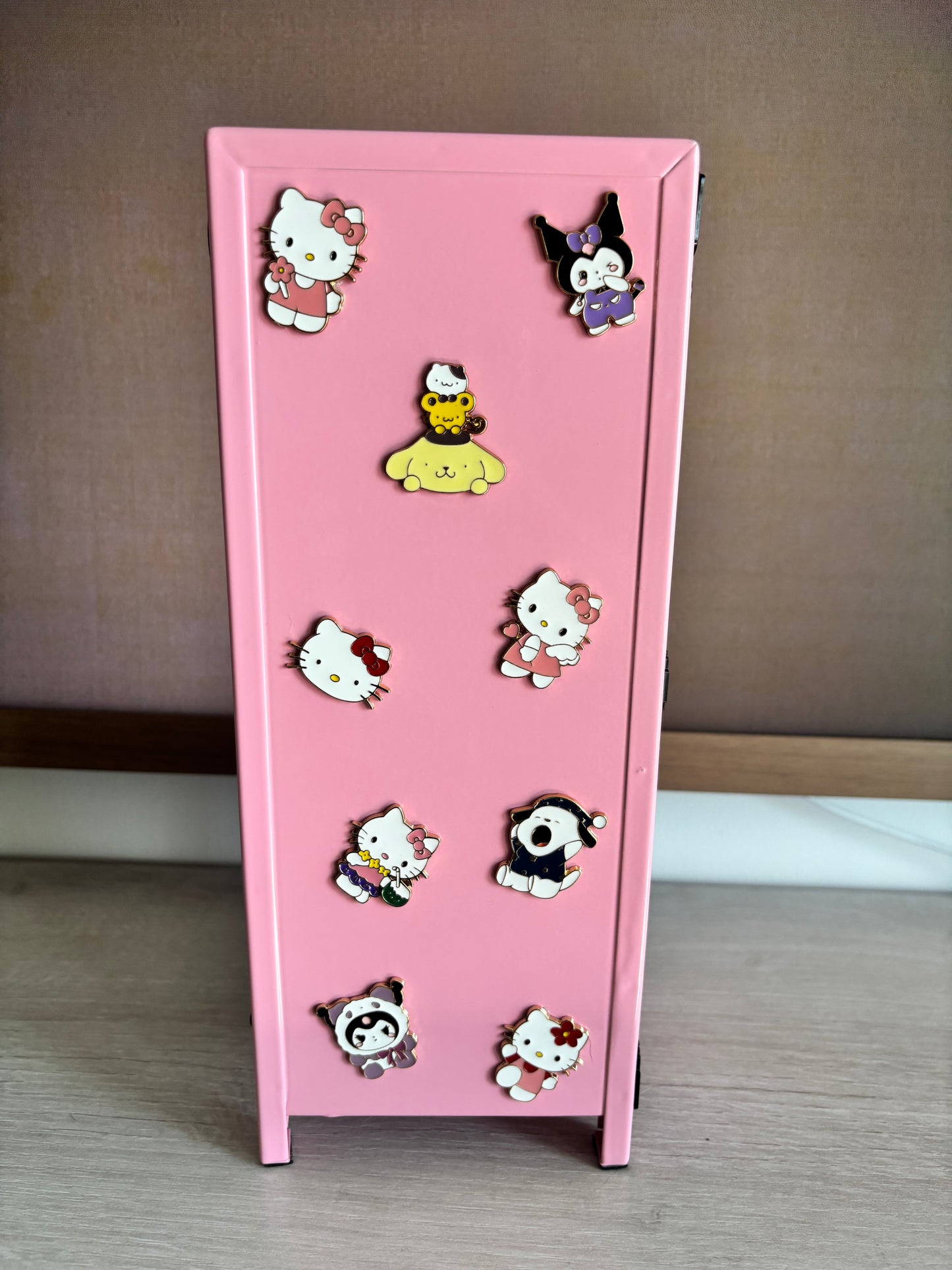 Gold Sanrio Metal Decal