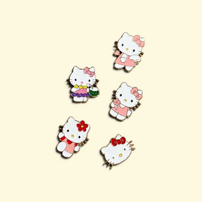 Gold Sanrio Metal Decal