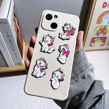 Marie Cat Metal Decal
