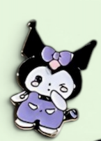Gold Sanrio Metal Decal