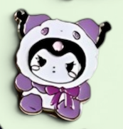 Gold Sanrio Metal Decal