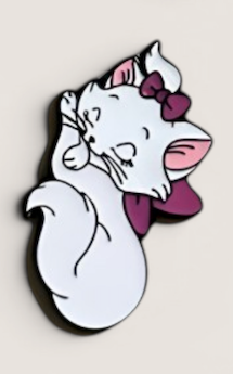 Marie Cat Metal Decal